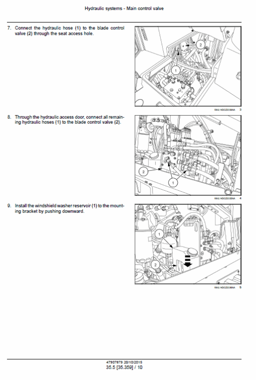 New Holland D180C Tier 2 & Tier 3 Dozer Service Manual - Image 2