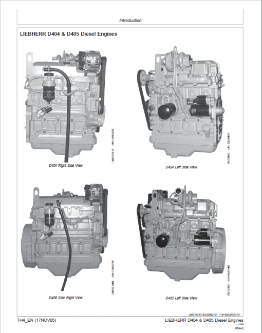 Liebherr D404 TH4, D405 TH4 Engine Service Manual - Image 2