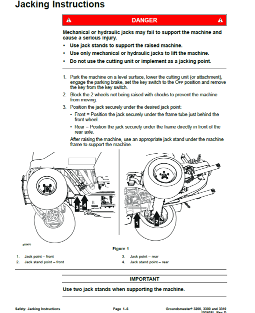 Toro Groundsmaster 3200, 3300, 3310 (31900, 31901, 31902, 31903, 31907, 31709) Service Repair Manual - Image 2