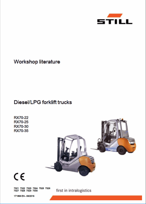 Still Electric Forklift Truck RX70: RX70-22, RX70-25, RX70-30, RX70-35 Repair Manual - Image 5