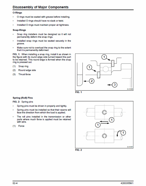 Massey Ferguson FC23 Front Mower Service Manual - Image 2