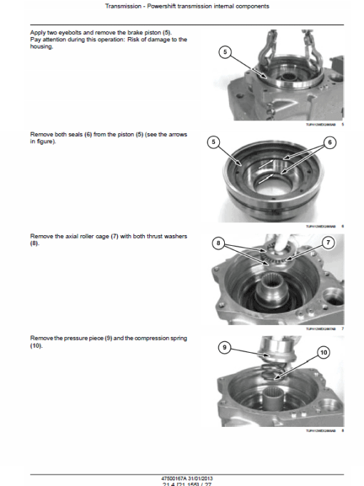 Case WX148 Wheeled Excavator Service Manual - Image 3