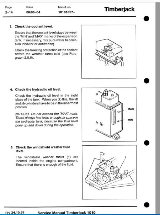 Timberjack 1010 Forwarder Service Repair Manual (10101657 and Up) - Image 2