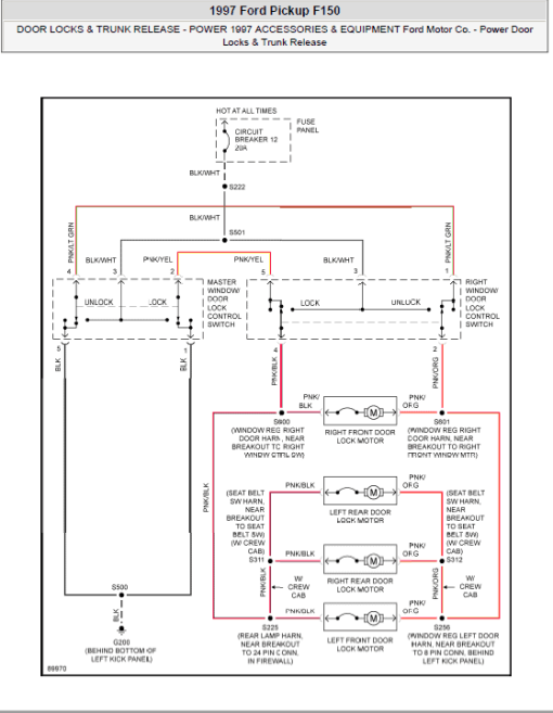 Ford F150 Pickup Repair and Service Manual for Year: 1997 to 2000 - Image 4