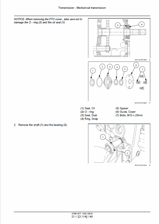 New Holland Workmaster 33 and 37 Tractor Service Manual - Image 2