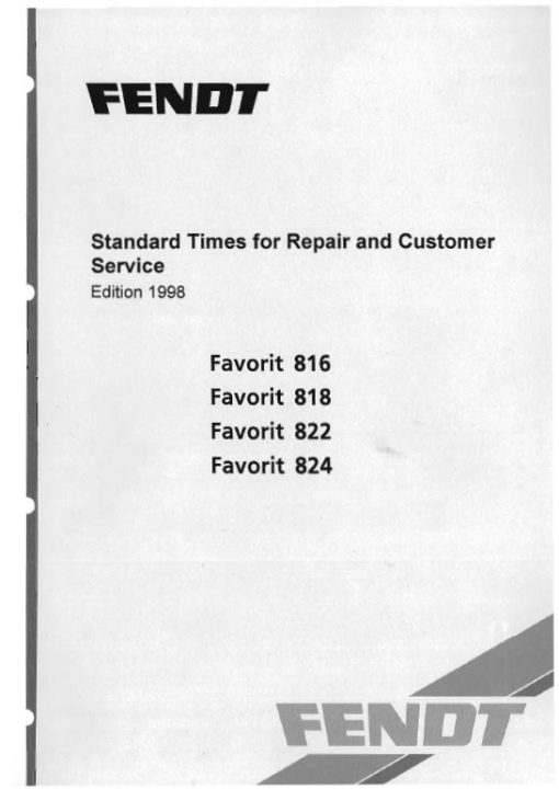 Fendt 816, 818, 822, 824 Favorit COM I Tractors Workshop Repair Manual - Image 2