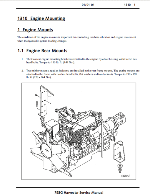 John Deere 753G Tracked Harvester Repair Technical Manual (S.N 002045 – 002063) - Image 3