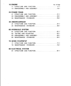 Repair Manual, Service Manual, Workshop Manual