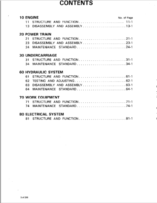 Bobcat X56 and X76 Excavator Service Manual - Image 4