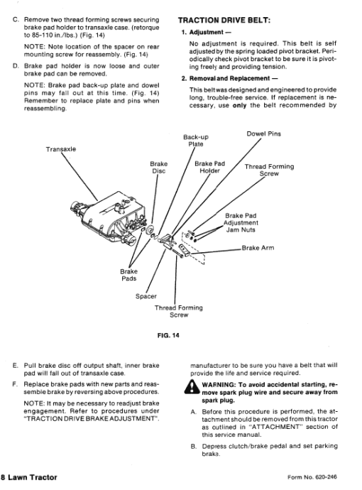 Ford LT8, LT11 Mower Tractor Service Manual - Image 2