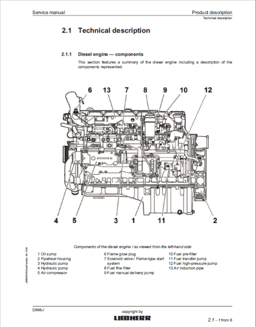 Liebherr D846 Engine Service Manual - Image 2