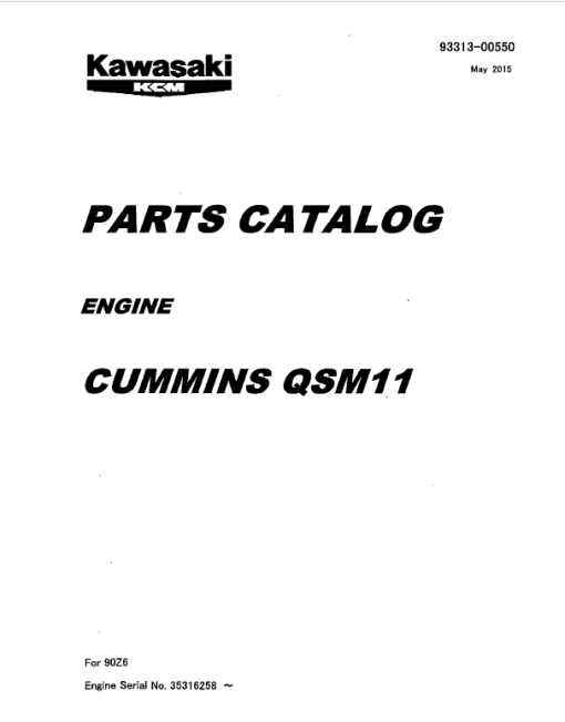 Kawasaki 90Z-6 Wheel Loader Service Manual - Image 4