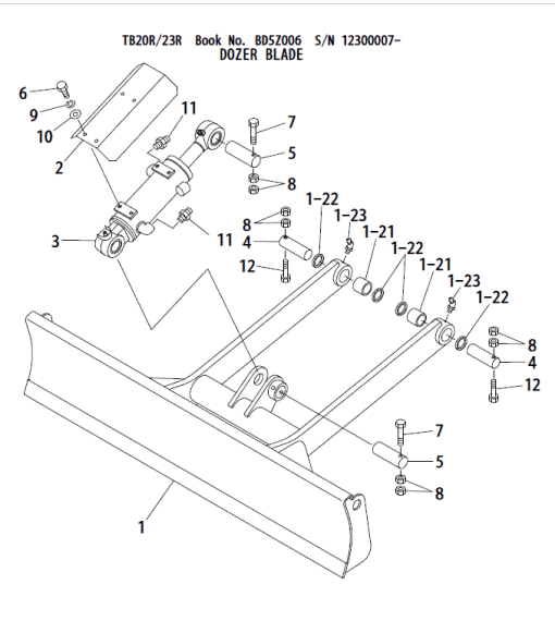 Takeuchi TB23R Excavator Parts Manual - Image 3