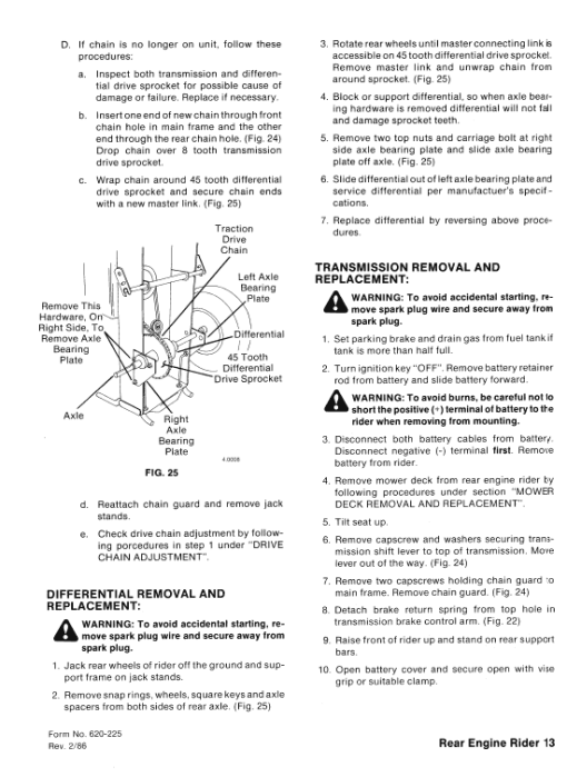 Ford R8, R11 Riding Mower Tractor Service Manual - Image 2