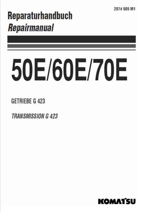 Komatsu 60E Wheel Loader Service Manual - Image 2