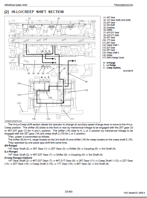 Kubota M8540, M9540 Tractor Workshop Service Manual - Image 3