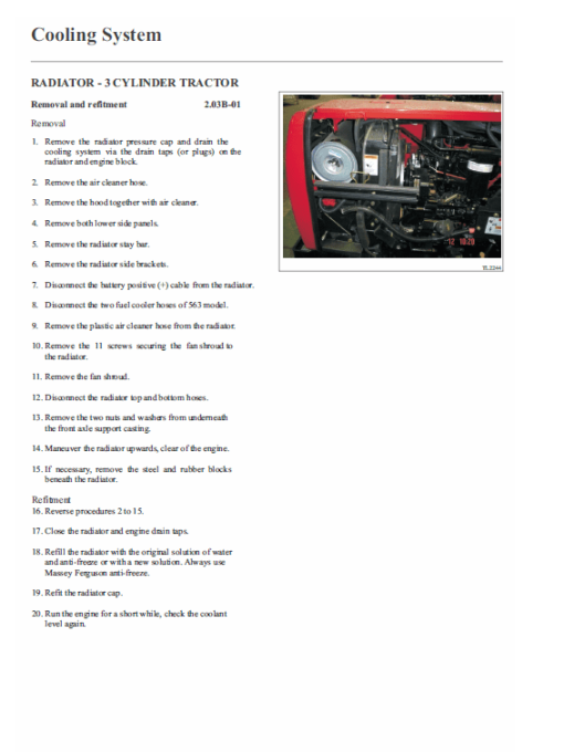 Massey Ferguson 533, 543, 563 Tractor Service Manual - Image 2