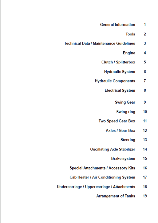 Liebherr A900C, A904C, A914C, A924C Litronic EDC Excavator Service Manual - Image 2