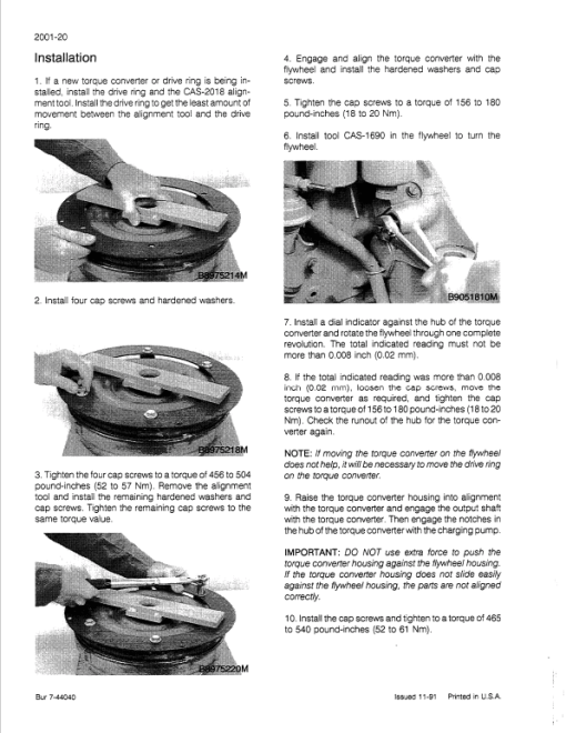 Case 550E Crawler Dozer Service Manual - Image 2