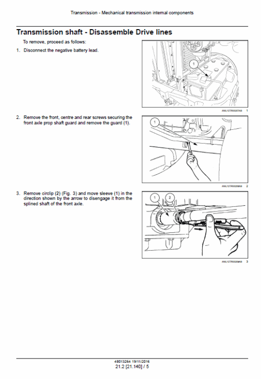 New Holland TD95D HC Tractor Service Manual - Image 2