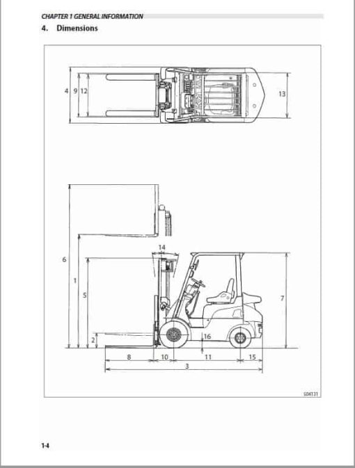 CAT C3000, C3500, CC4000, C4000 Lift Truck Service Manual - Image 2