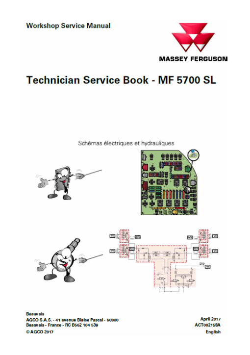 Massey Ferguson 5710 SL, 5711 SL, 5712 SL, 5713 SL Tractor Service Manual - Image 2