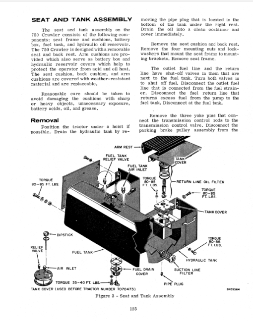 Case 750 Crawler Dozer Service Manual - Image 2