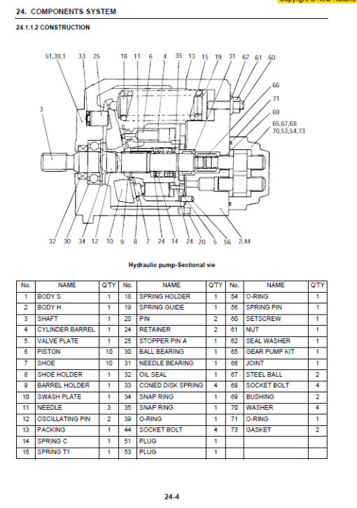 New Holland E10SR Mini Excavator Service Manual - Image 2