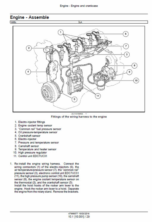 New Holland 1650L Crawler Dozer Service Manual - Image 2