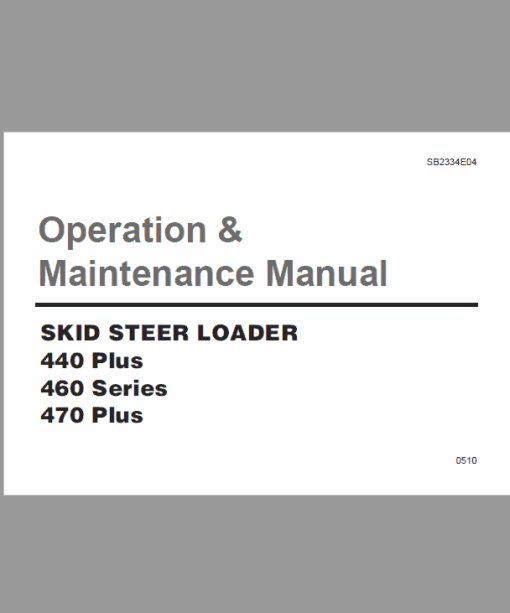 Doosan Daewoo 430, 440, 450, 460 Skid-steer Service Manual - Image 2