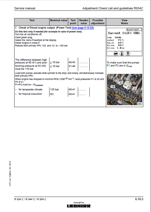 Liebherr A934C, R934C, R944C, R954C Litronic Excavator Service Manual - Image 4