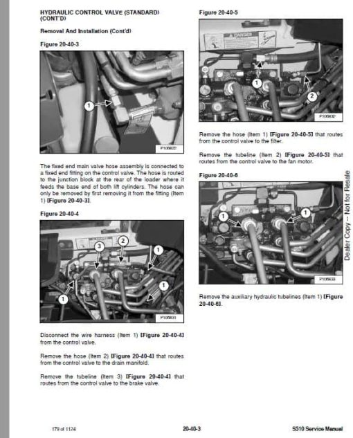 Bobcat S510 Skid-Steer Loader Service Repair Manual - Image 2