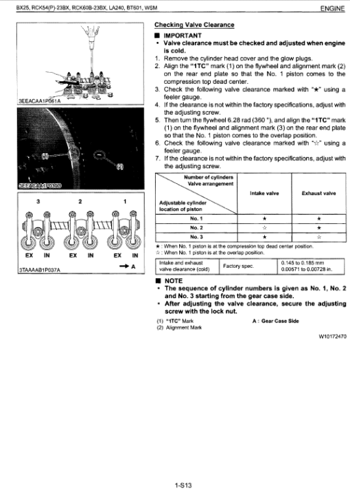 Kubota BX25, LA240, BT601 Tractor Loader Workshop Manual - Image 2