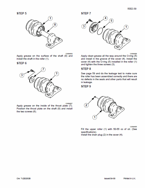 Case 9007B Excavator Service Manual - Image 2