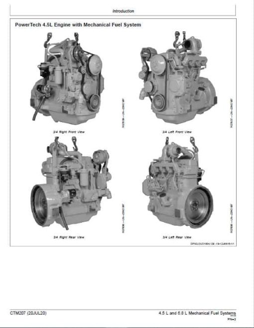 John Deere PowerTech 4.5L, 6.8L Diesel Engines Component Technical Manual (CTM207) - Image 4