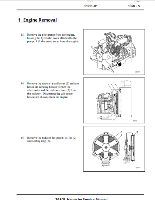 John Deere 753GL Tracked Harvester Repair Technical Manual (S.N 001027 – 001031) - Image 2