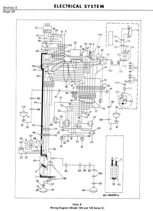 Komatsu Dresser 100C, 100E ,125C and 125E Dozer Service Manual - Image 2