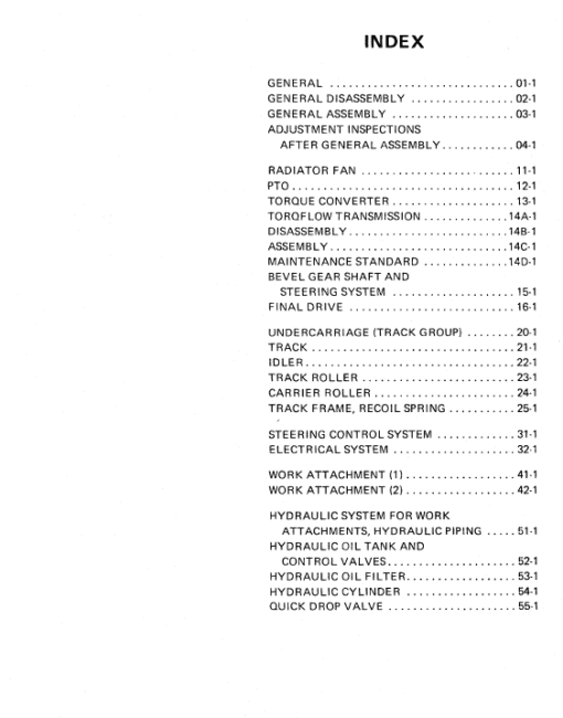 Komatsu D355-A1 Dozer Service Manual - Image 2