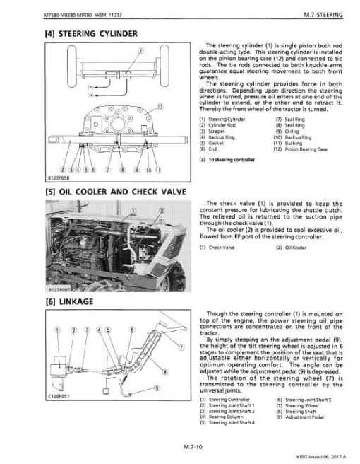 Kubota M7580, M8580, M9580 Tractor Workshop Service Repair Manual - Image 2