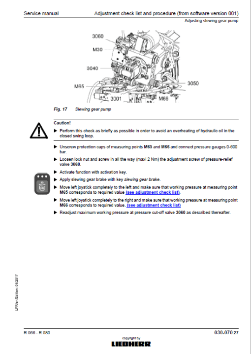 Liebherr R966, R970, R976, R980 Tier 3 Excavator Service Manual - Image 2