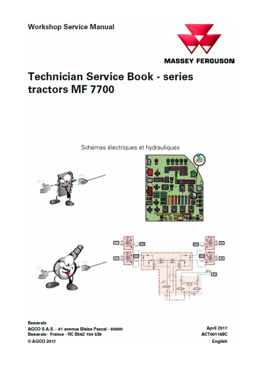 Massey Ferguson 7719, 7720, 7722, 7724, 7726 Tractor Service Manual - Image 2