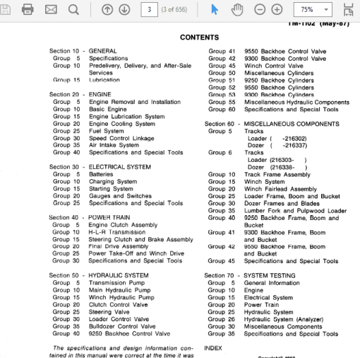 John Deere 450C Crawler Repair Technical Manual (TM1102) - Image 4