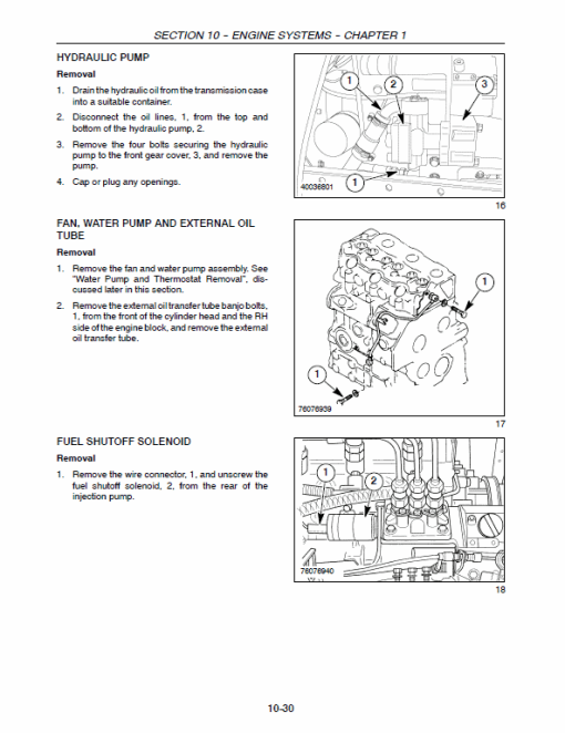 New Holland T1010, T1030, T1110 Tractor Service Manual - Image 2