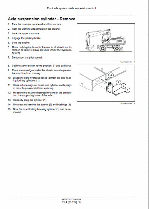 Case WX168, WX188 Wheeled Excavator Service Manual - Image 2