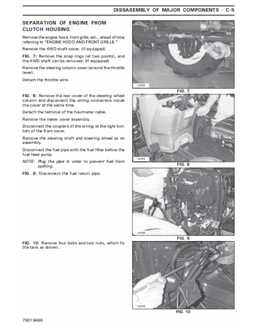 Massey Ferguson 1233 Tractor Service Manual - Image 4