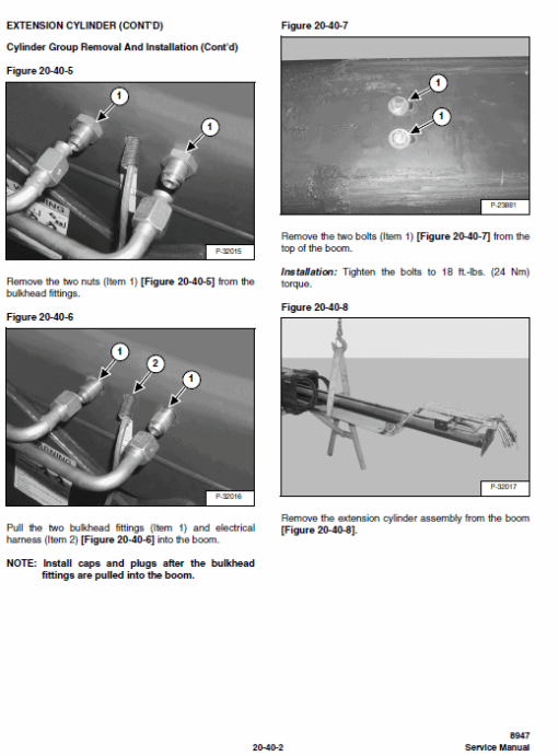 Massey Ferguson MF 8947 Telescopic Handler Service Manual - Image 2