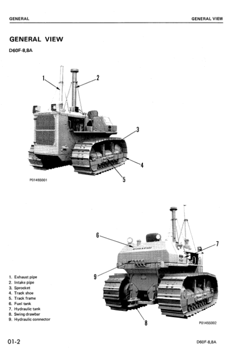 Komatsu D60F-8, D60F-8A Dozer Service Manual - Image 2