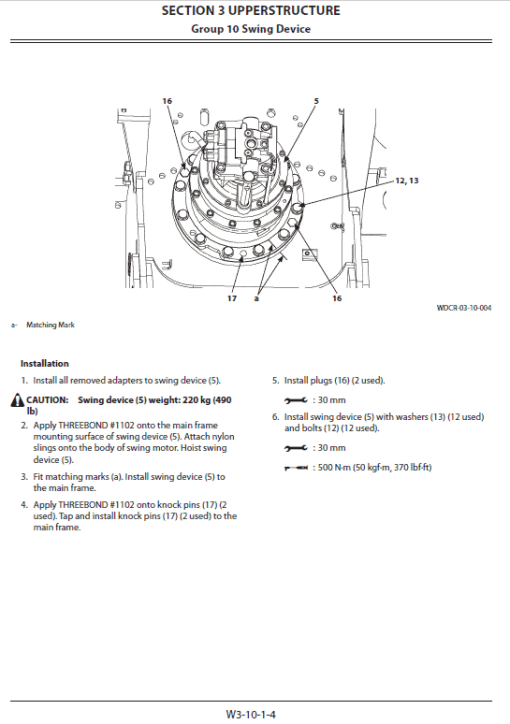 Hitachi ZX220LC-GI ZAXIS Excavator Repair Manual - Image 2