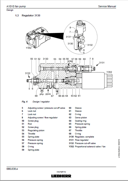 Liebherr LH60C, LH60M, LH60MT Tier 4F Hydraulic Excavator Service Manual - Image 2