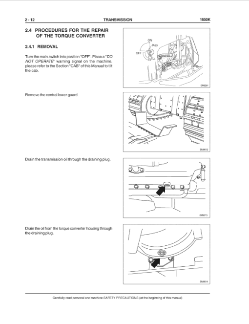 Case 1650K Crawler Dozer Service Manual - Image 2